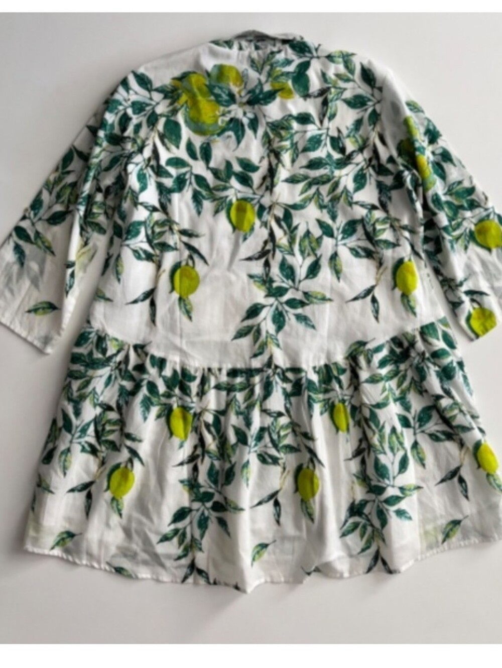 Anthropologie Ro's Garden Byron Deauville Lemon Print Dress | XL | NWT - Picture 2 of 6